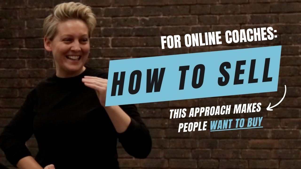 How to sell online coaching programmes
