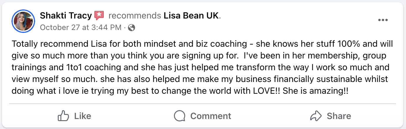 Business coach review