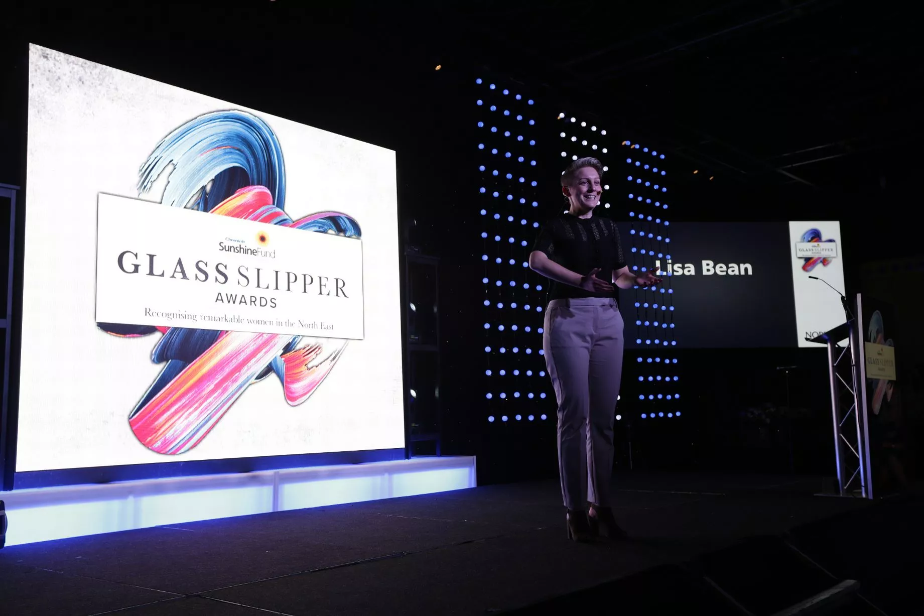 Lisa Bean Speaks at Sunshine Fund Glass Slipper awards