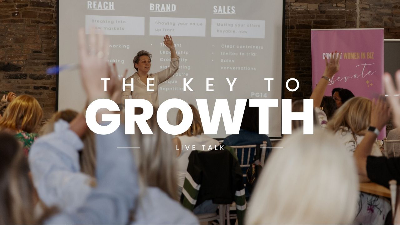 business coach talks about business growth