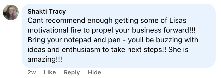 Shakti Tracy feedback