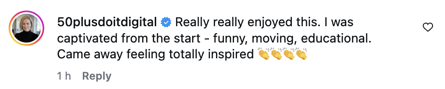 Feedback for motivational speaker Lisa Bean